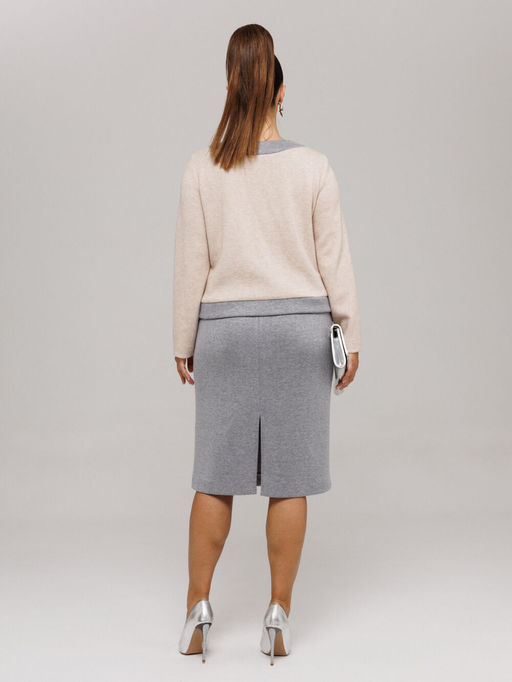 Костюм Galean Style 993 серый с бежем  фото 9