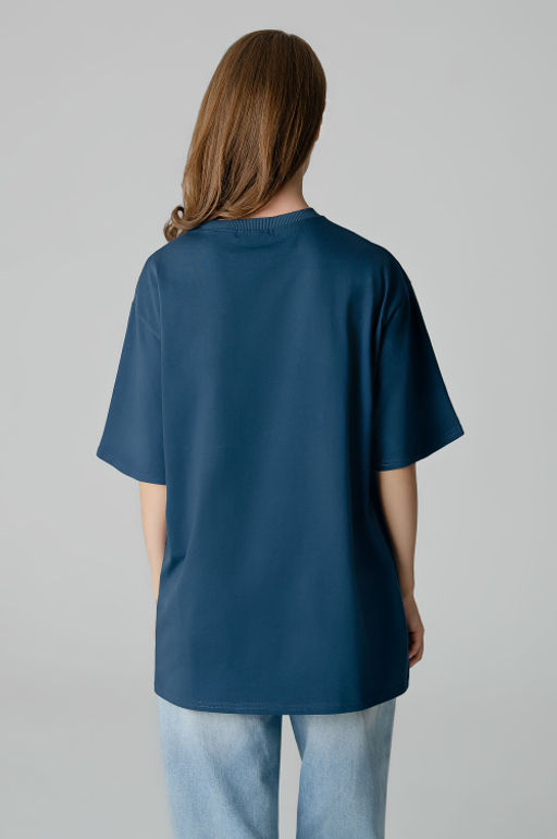 Арт. 3188 Футболка женская оверсайз 42-48 (4 шт) Цвет:изумрудный - Калинка фото 24