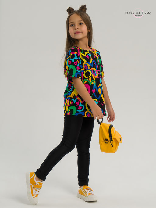 Костюм Мун яркие сердца-черный - Sovalina фото 15