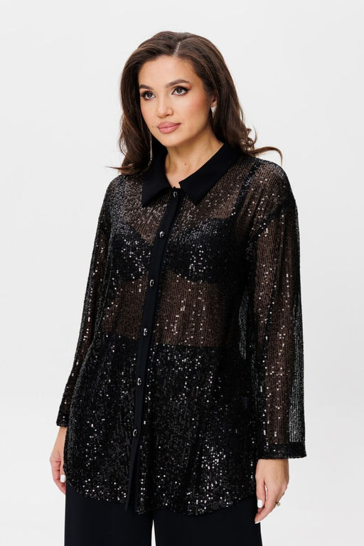 Платье INVITE 4083 черный дизайн - Mira fashion фото 15