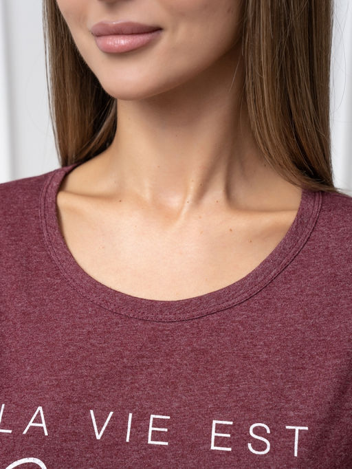 Туника жен.арт.388/3-4,бордовый - Binita фото 4