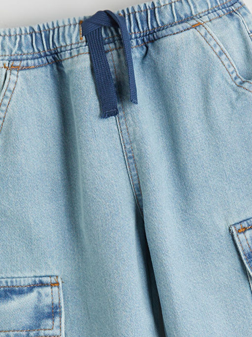Beli Lastikli Erkek ?ocuk Jean Pantolon