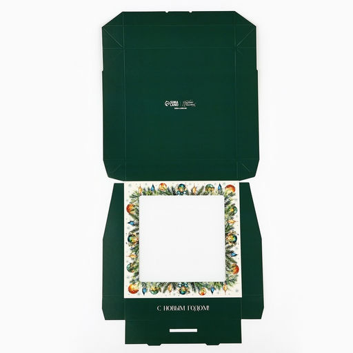 Цена за 5 шт. Коробка складная «С Новым годом!», 20×20×4 см