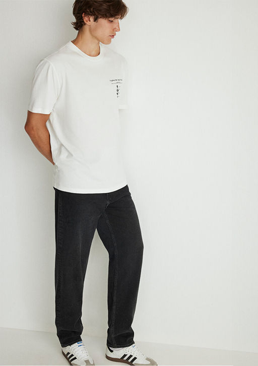 Toronto Street Koyu Gri Comfort Jean Pantolon - Mavi фото 3