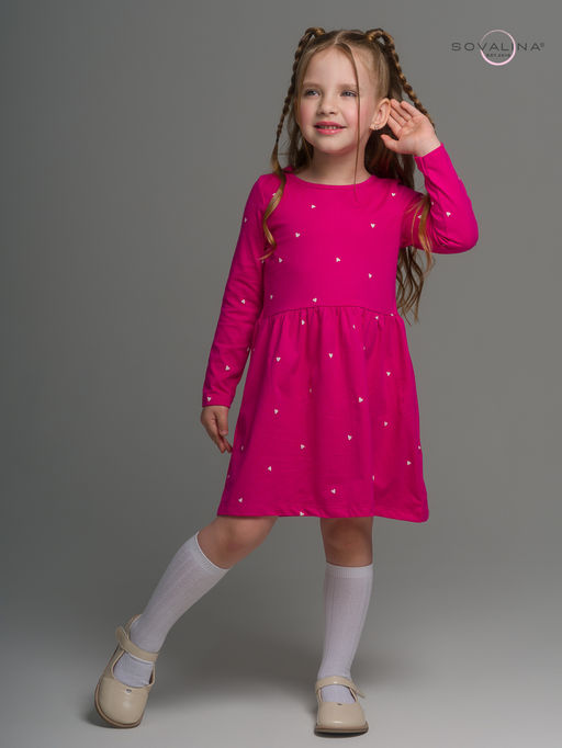 Платье Эля сердечки барби - Sovalina фото 10