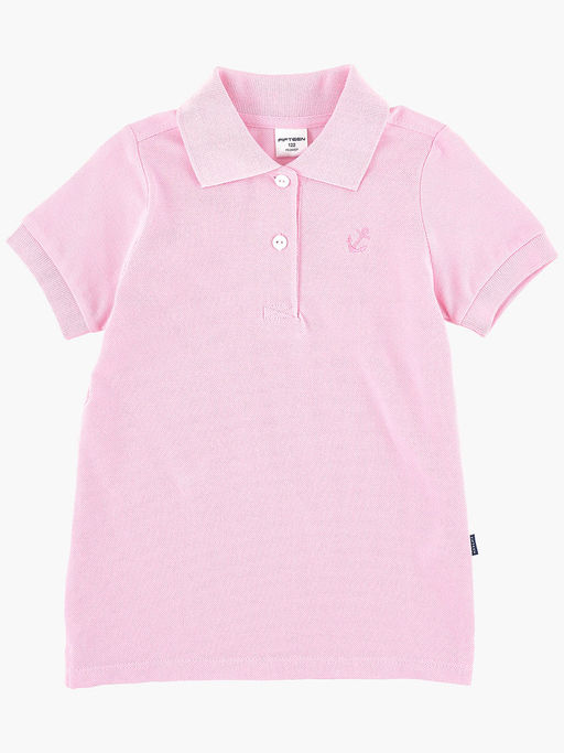 Футболка-поло UD 0366 св.розовый - Mini maxi фото 3