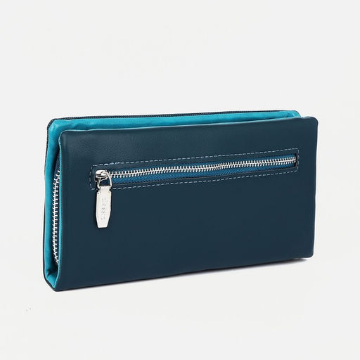 Кошелёк на молнии, цвет синий - Simaland фото 2