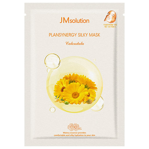 JMSOLUTION Тканевая маска успокаивающая с календулой PLANSYNERGY SILKY MASK (30 мл) фото 3