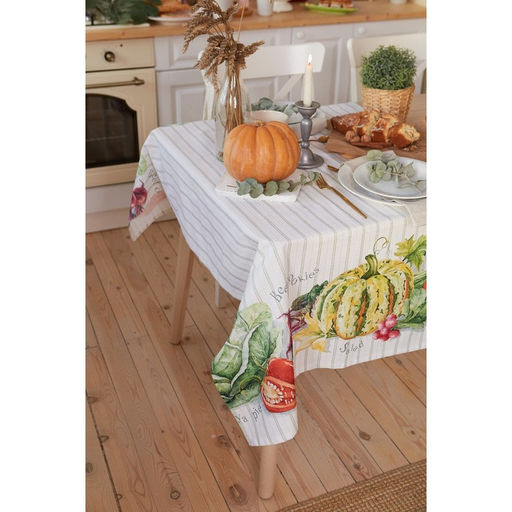 Скатерть Этель Vegetable 180х147 см, 100% хлопок, репс 210 г/м2  фото 3