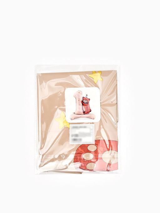 Цена за 2 шт. Воздушный шар фольгированный 32" "Цифра 1 с мишкой"  цвет бежевый, под воздух