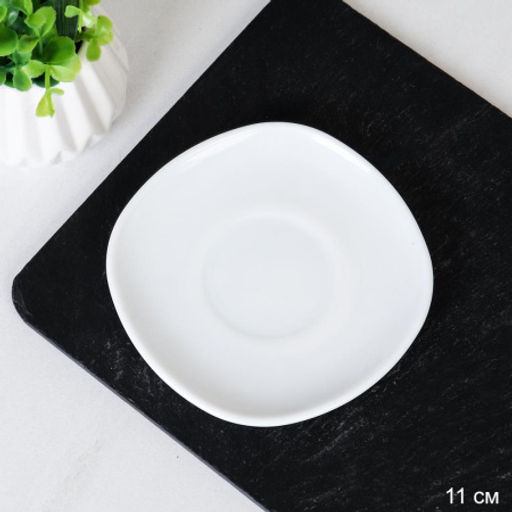 Блюдце кофейное/ FXB120/FBD120-6 (WHITE ) / ШТУЧНО - ГалеонТрейд фото 2