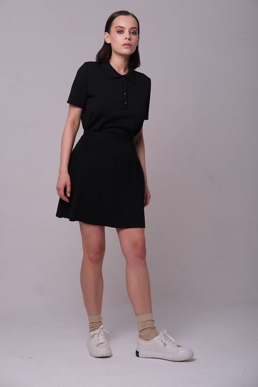 Юбка 121.060021/черный - Seven senses фото 3