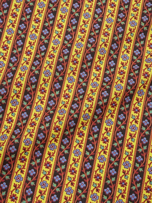 Перкаль Цветущие полоски, ГОСТ, ш.1.5м, хлопок-100%, 125гр/м.кв - Купава фото 4