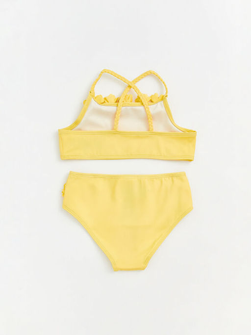 ?i?ek Detayl? K?z ?ocuk Bikini