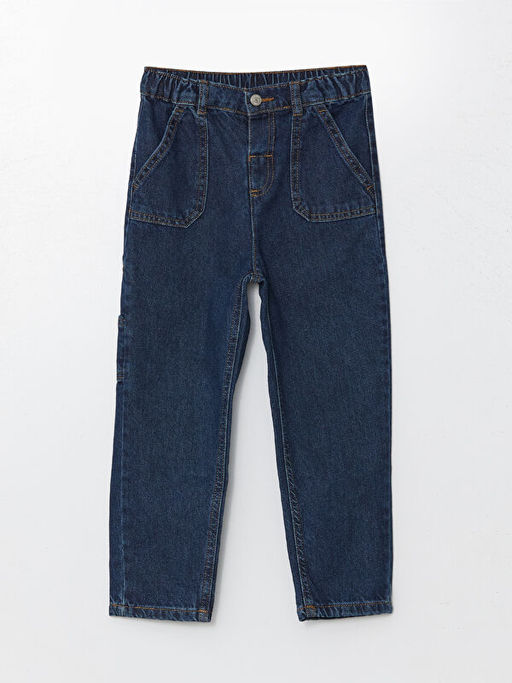 Beli Lastikli Erkek ?ocuk Jean Pantolon