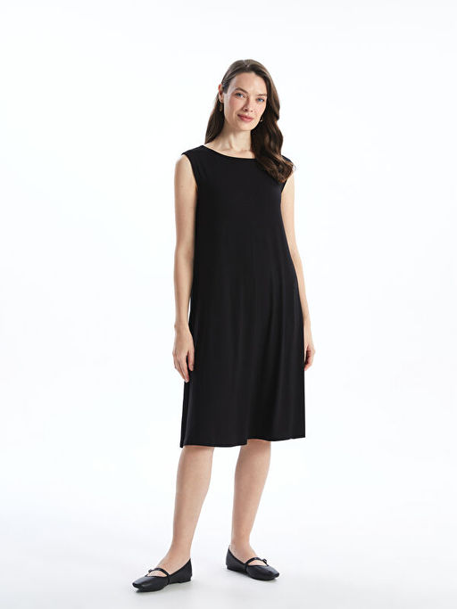 Bisiklet Yaka Elbise