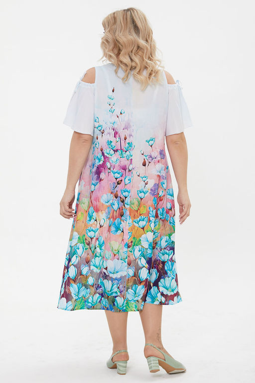Платье Luxury Moda 1220 голубой