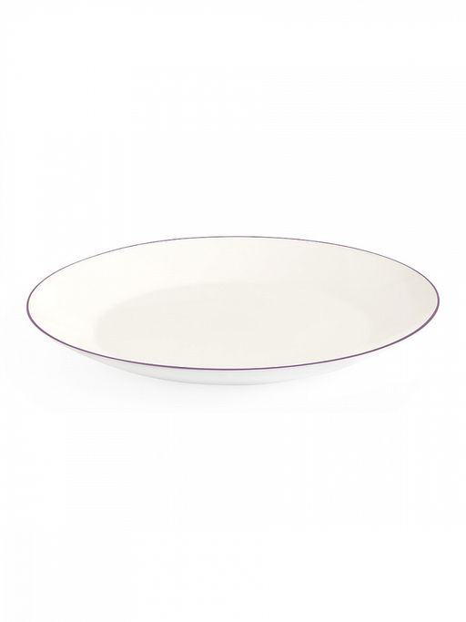 Тарелка сервировочная D26,5 белый cтеклокерамика - Lucky фото 2