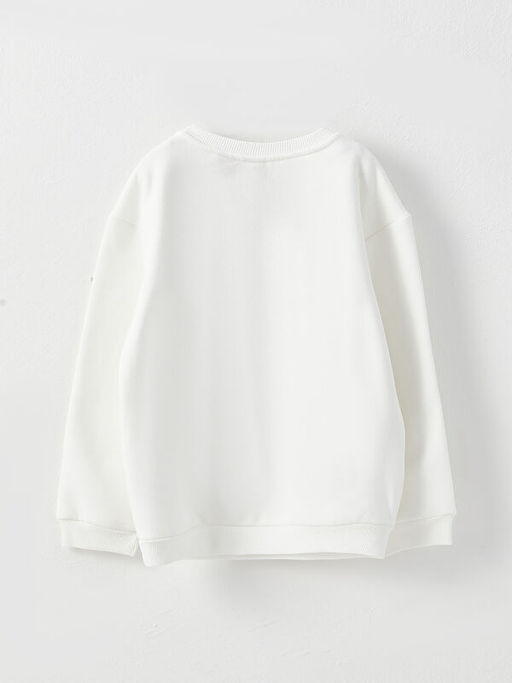 Bisiklet Yaka Mickey Mouse Bask?l? Y?lba?? Temal? Uzun Kollu K?z ?ocuk Sweatshirt - Waikiki фото 2