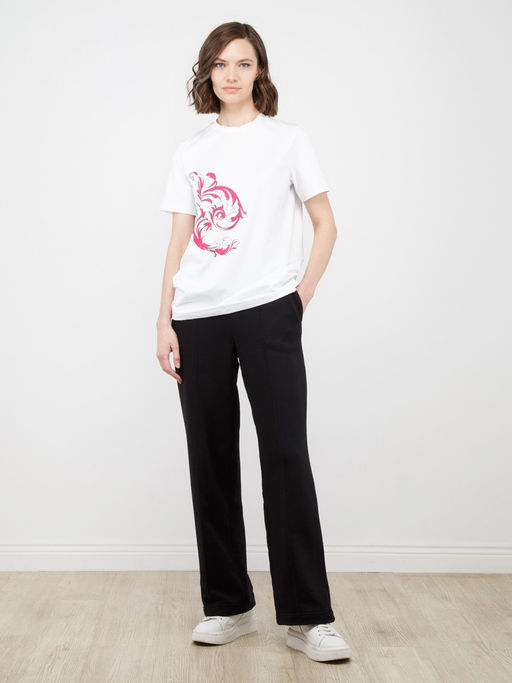 Футболка женская ZZ-WR020302-X5 fuchsia - Eleganzza фото 3