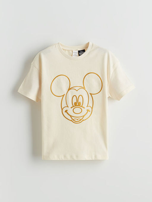 Mickey Mouse Bask?l? Erkek ?ocuk Ti??rt