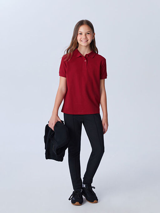 Polo Yaka K?z ?ocuk Ti??rt