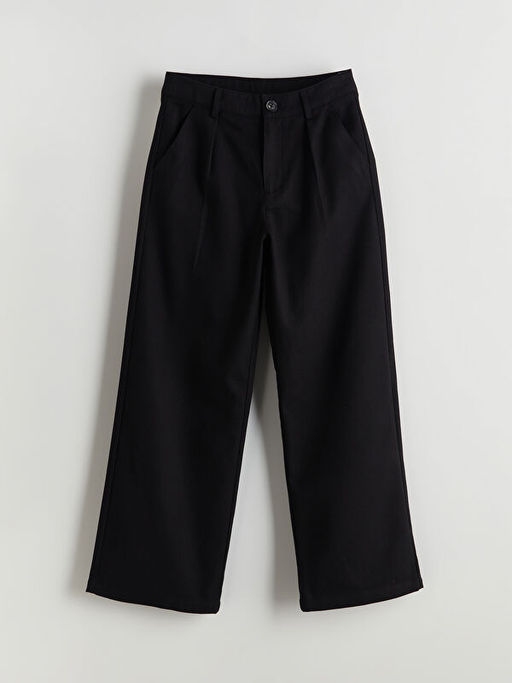 Wideleg Pileli K?z ?ocuk Pantolon