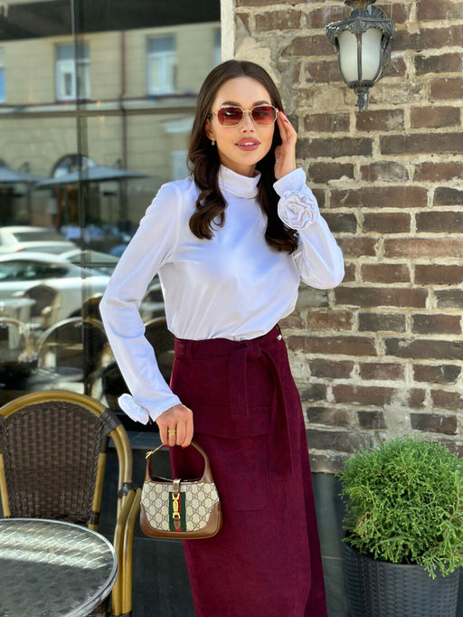 Водолазка AURA 2166-164 белый  фото 4