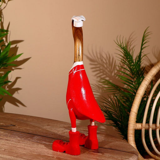 Сувенир «Утка - поварёнок», 50 см, дерево