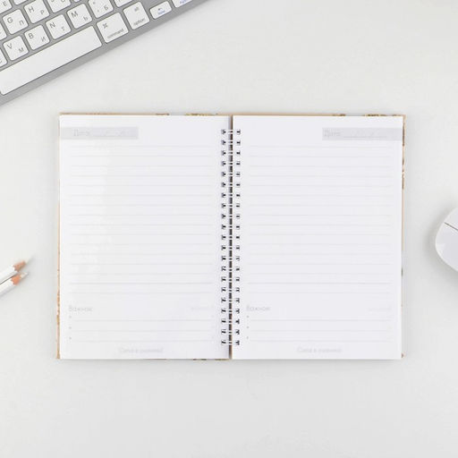 Ежедневник на гребне Золотому воспитателю, формат А5, 60 листов, твердая обложка - Artfox фото 3