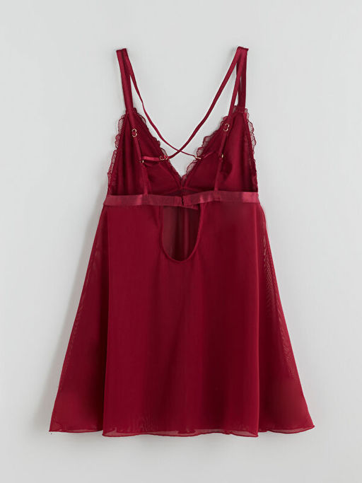 Balensiz Dolgusuz Dantelli Babydoll