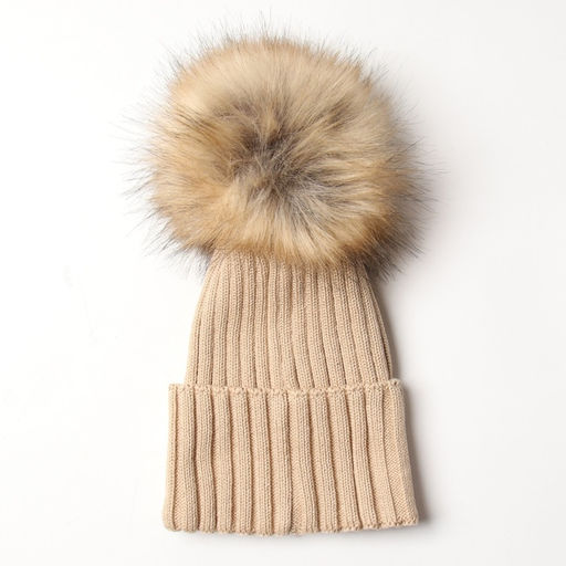 Шапка детская MINAKU, размер 46-48 (1-2 года), бежевая