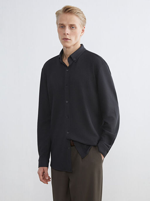 Regular Fit Uzun Kollu Erkek G?mlek