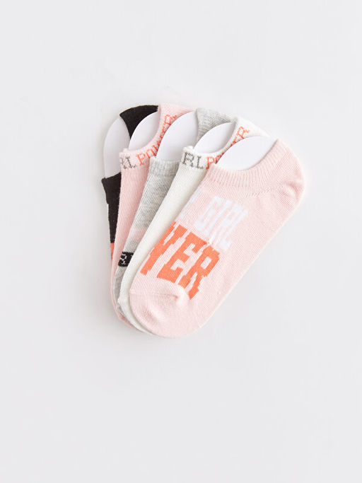 Desenli K?z ?ocuk Patik ?orap 5li - Waikiki фото 2