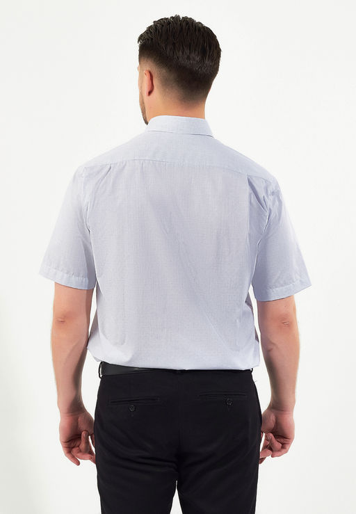 Сорочка мужская короткий рукав GREG 211/108/Z/1p STRETCH_x_GB  фото 7