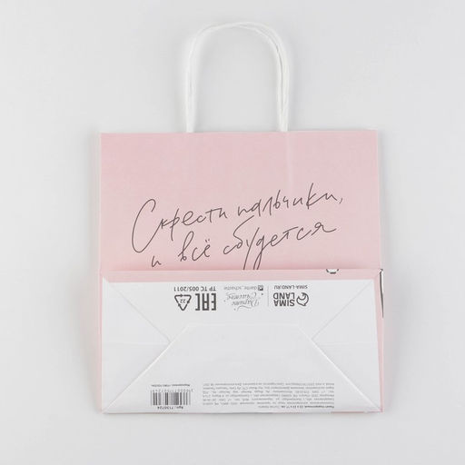 Пакет подарочный Киса, 22 х 22 х 11 см - Дарите счастье фото 5