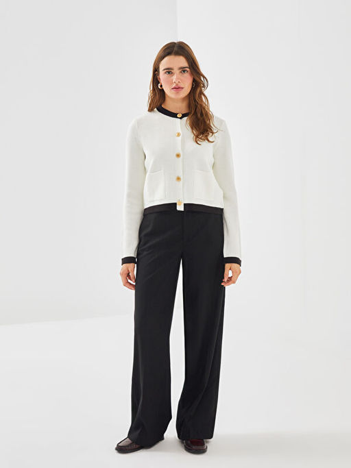 Bisiklet Yaka Kad?n Triko H?rka