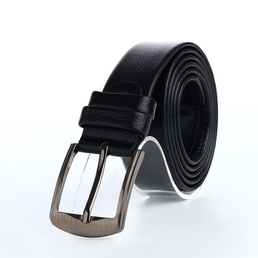 Ремень мужской «Великан» для полных, винт, ширина 3.5 см, пряжка металл, чёрный