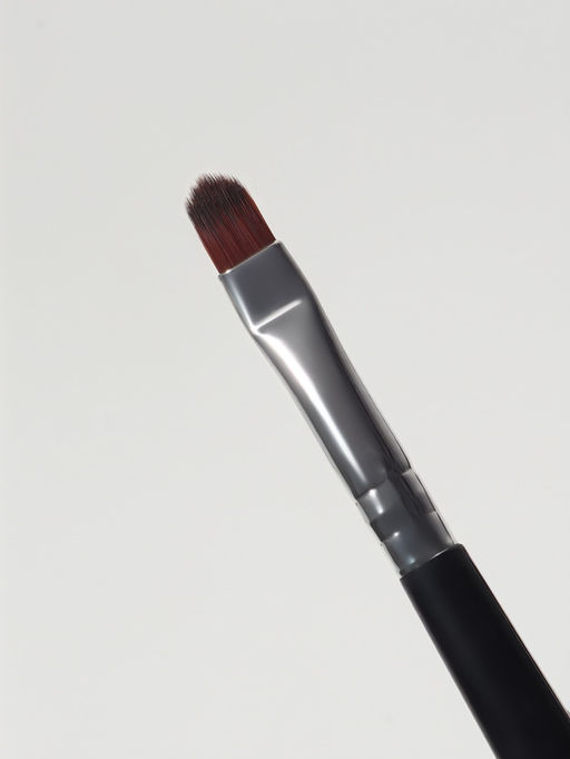 Цена за 2 шт. Кисть для макияжа, компактная, 17.5 см, чёрная, серебристая