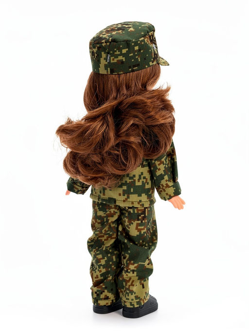 Кукла «Эля», военная, 30 см