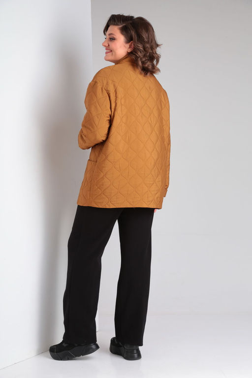 Куртка Diamant 1914-Р беж-какао фото 121