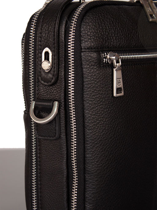 LACCOMA сумка 3768-4-черный натуральная кожа