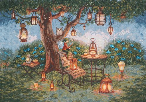Набор для вышивания PANNA VS-1972 Фонарики 43 х 30 см