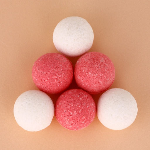 Бомбочки для ванны«Пони», 6×20 г, аромат ванильные снежинки, Чистое счастье