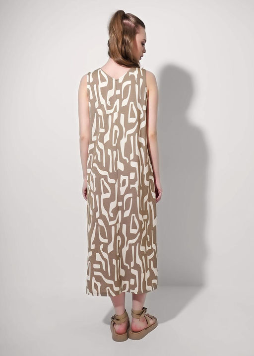 CLE Платье жен. 256848/172ззн св.коричневый/молочный - Clever wear фото 2