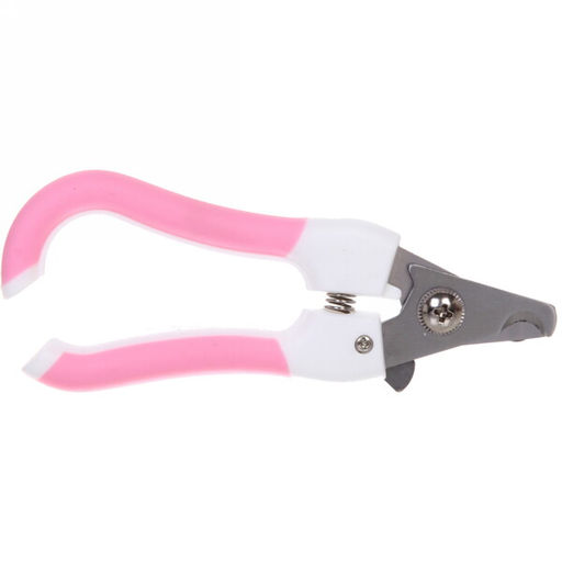 Цена за 2 шт. Когтерез для животных "Робби" 16см цвет бело-розовый Ultramarine