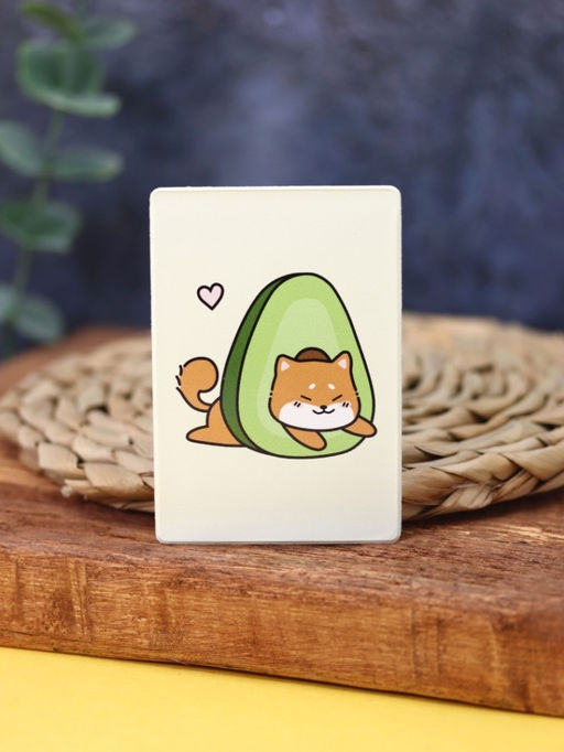 Держатель для карт Аниме Shiba inu avocado (6,5 х 9,5 см)