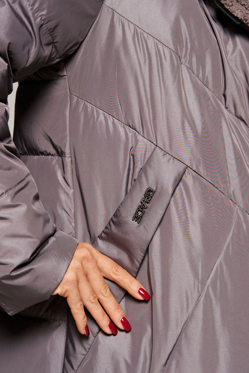 Пальто Beautiful Free 8017 дымчато-лиловый