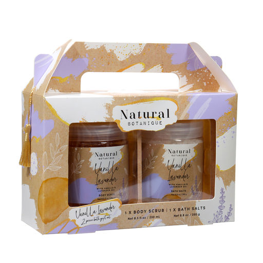 Подарочный набор Natural Botanique: скраб 250 мл, соль для ванной 250 г - Simaland фото 2