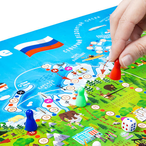 Игра-ходилка настольная "Путешествие по России"